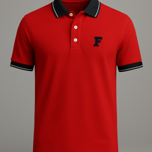 Polo Shirt Merah Klasik
