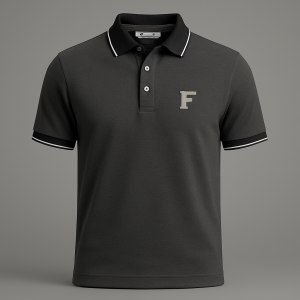Kaos Polo Charcoal Gray