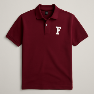 Kaos Polo Maroon