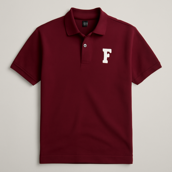 Kaos Polo Maroon